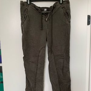 James Perse Relaxed Green Pant size 1